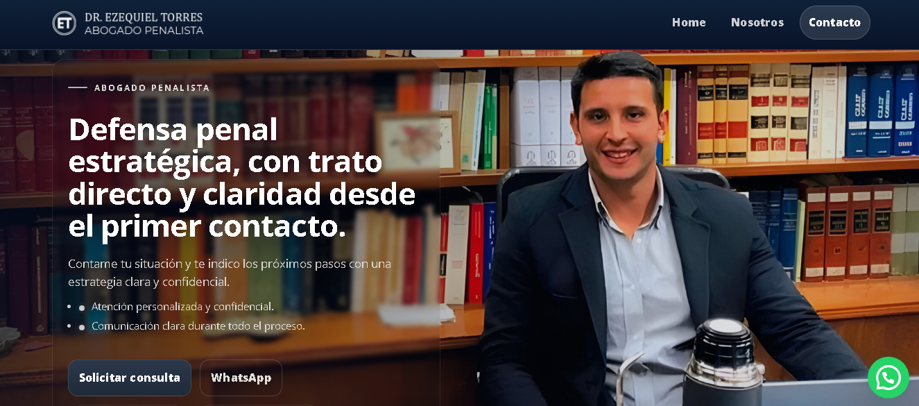Ezequiel Torres — Web de servicios profesionales